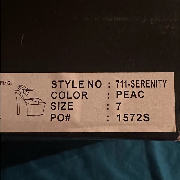 Nib glitter dancer/stripper stilettos - Picture 2 of 7